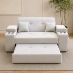 Sofá Cama Smart 2 Cuerpos + 2 Puffs - Imagen 3