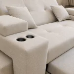 Sofá Cama Smart 2 Cuerpos + 2 Puffs - Imagen 5